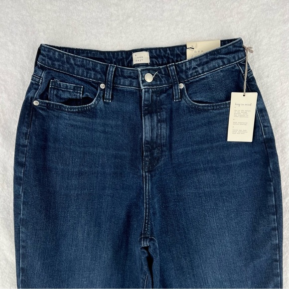 A New Day High Rise‎ Dark Wash Denim Boot Cut Jean HEMMED - Picture 3 of 11
